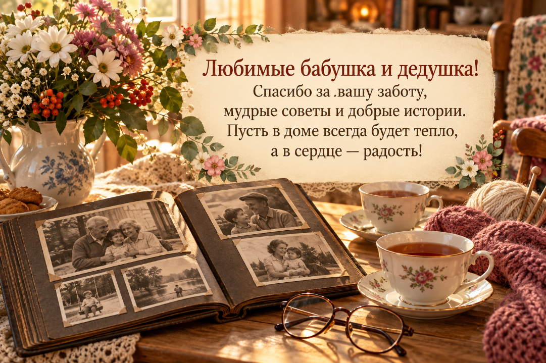 Фото День бабушек и дедушек 28 октября: душевные открытки 3 - Сиб.ФМ Фото День бабушек и дедушек 28 октября: душевные открытки 3